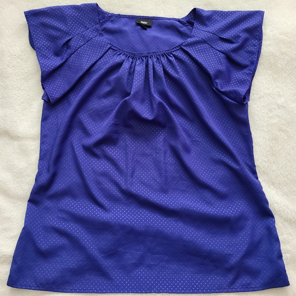 Mossimo Flutter sleeve top size large